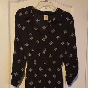 Black and White Faded Glory Dress